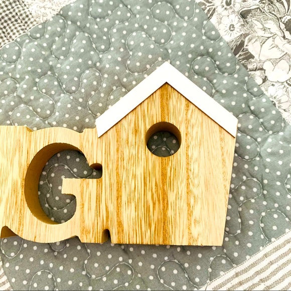 🦋🆕 Home Decor Wooden Spring Sign - Picture 3 of 5